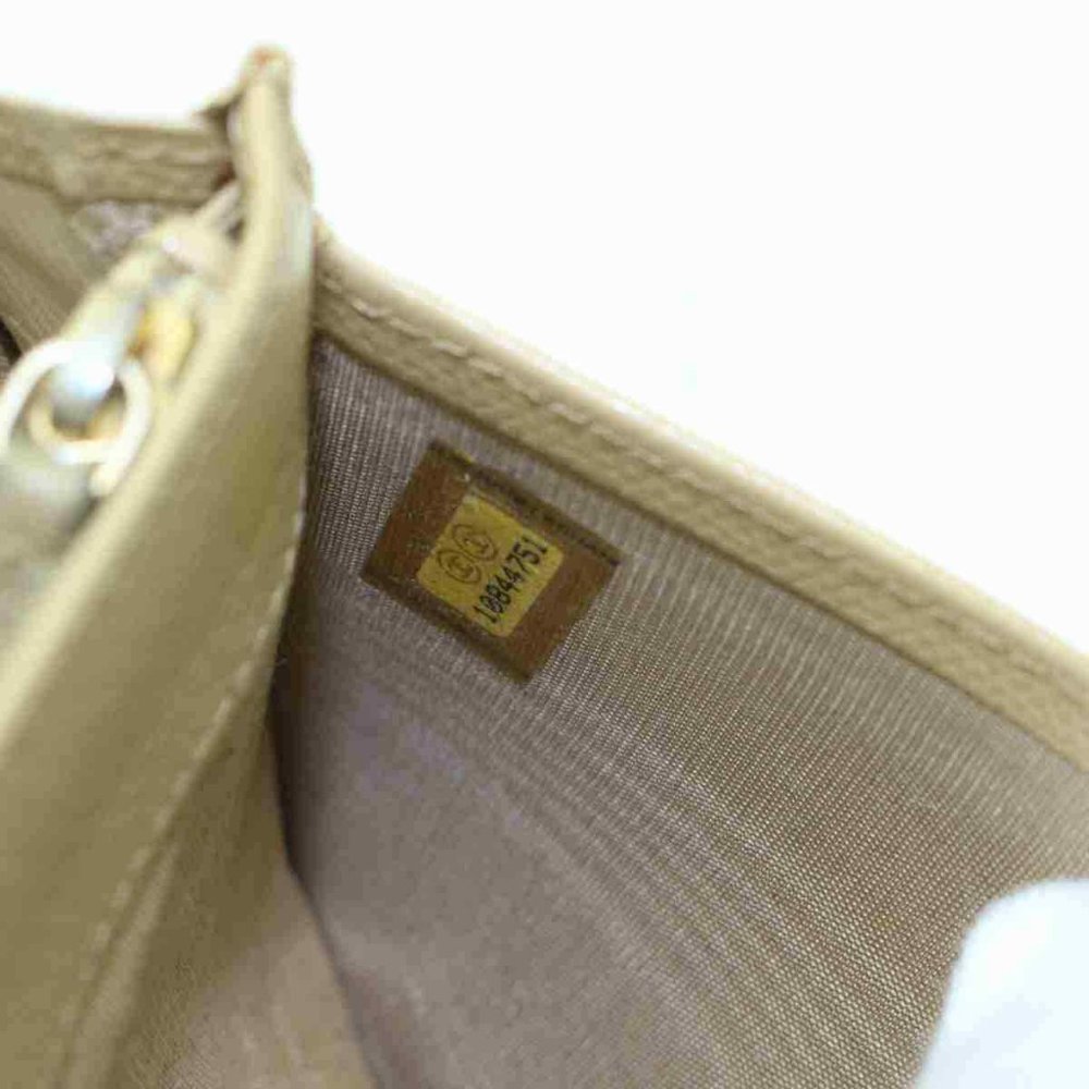 Auth Chanel Long Wallet Beige Leather #7070C71 - Picture 13 of 13